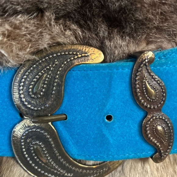 Vintage Jaeger leather belt - Picture 3 of 14